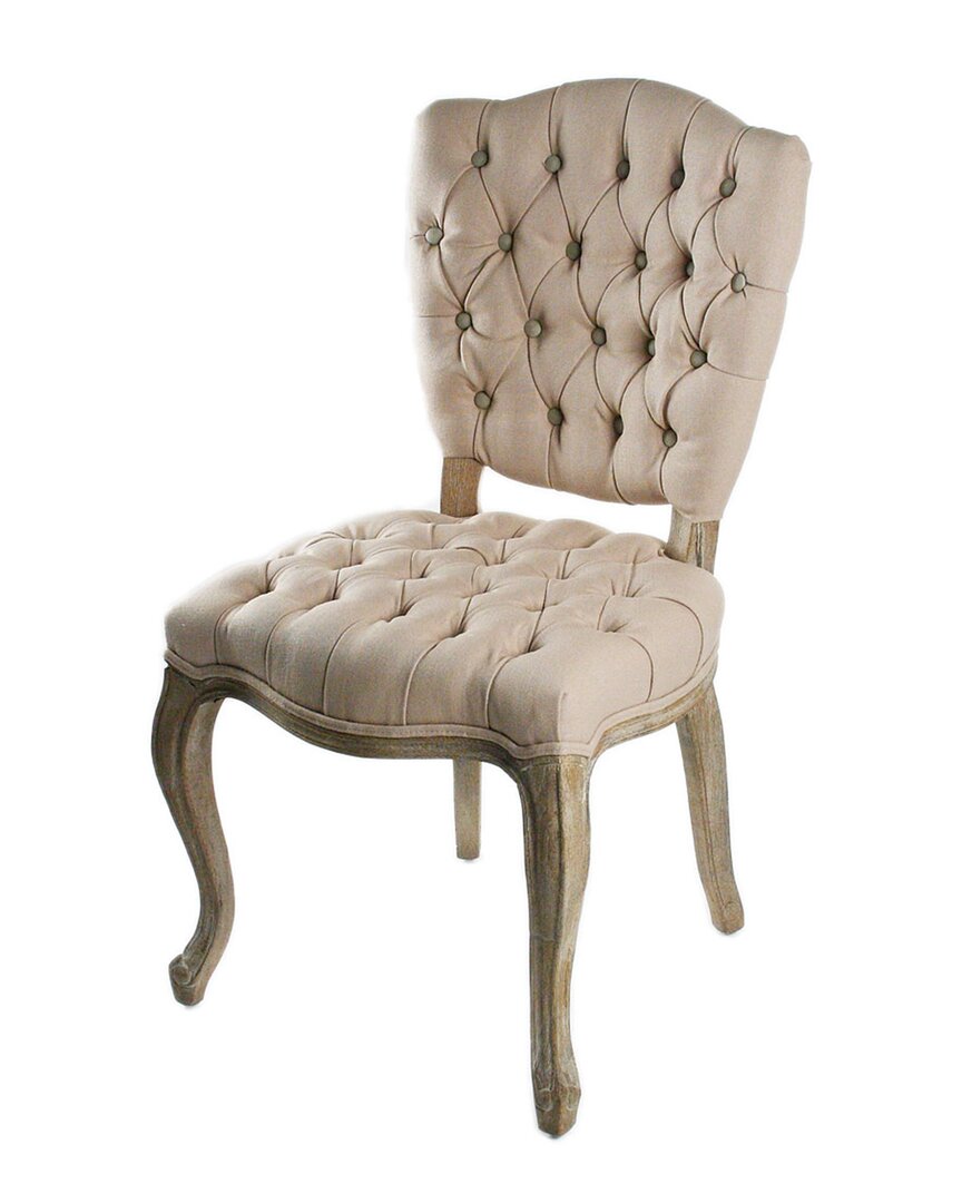 Zentique Tufted Side Chair In Multi
