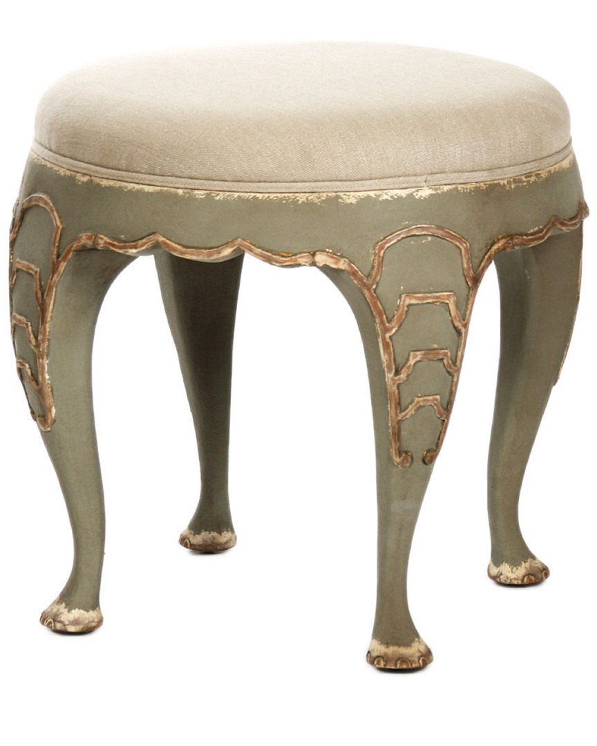 Zentique Leo Stool In Green