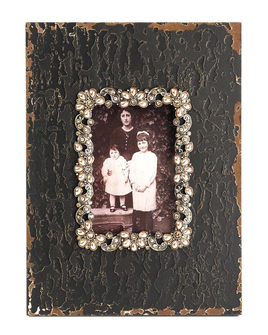 Zentique Grey Picture Frame In Black