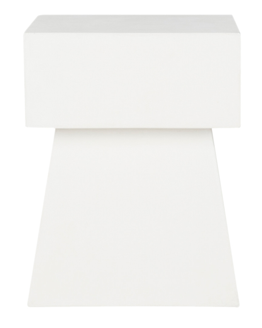 Safavieh Zen Indoor/outdoor Accent Table In Ivory