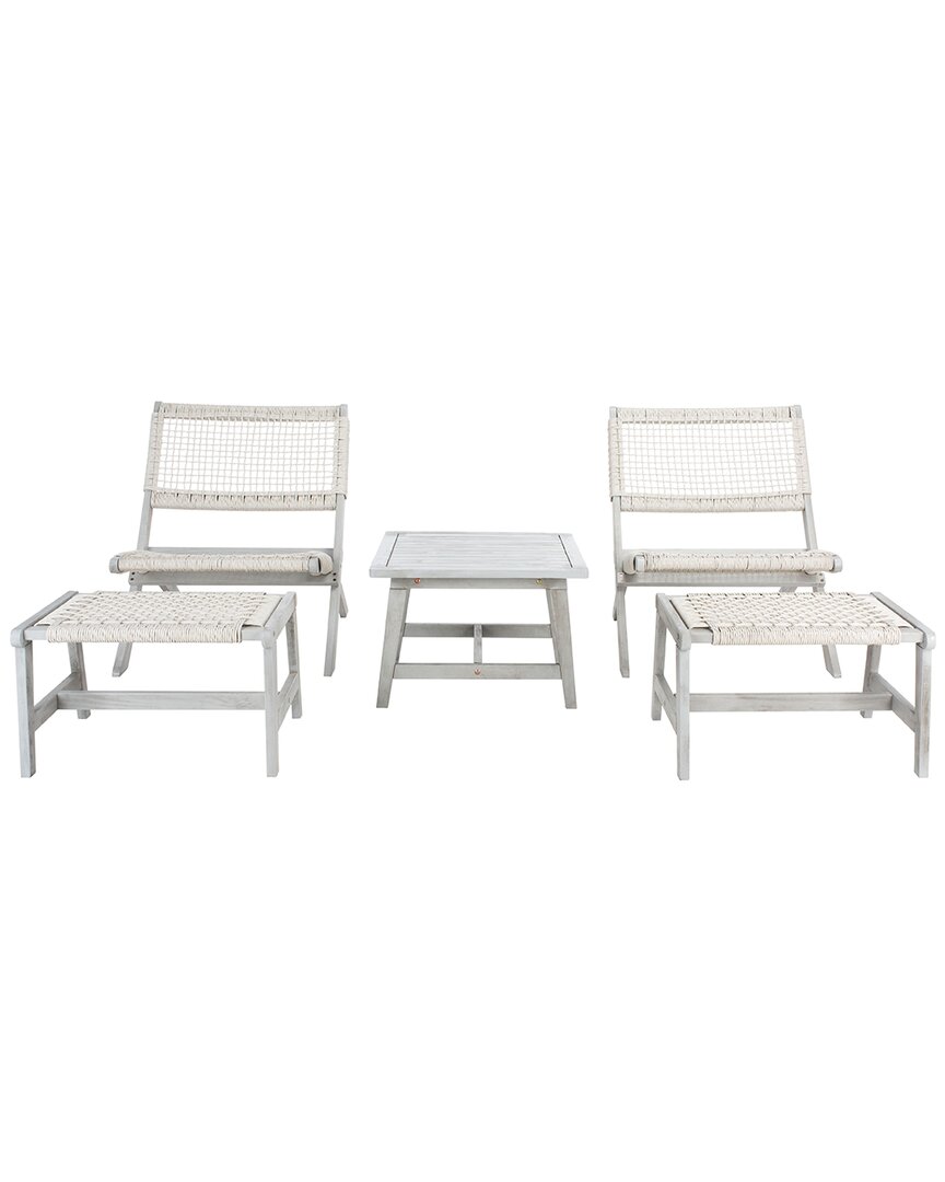 Safavieh Casella Outdoor Grey 3pc Set In Grey