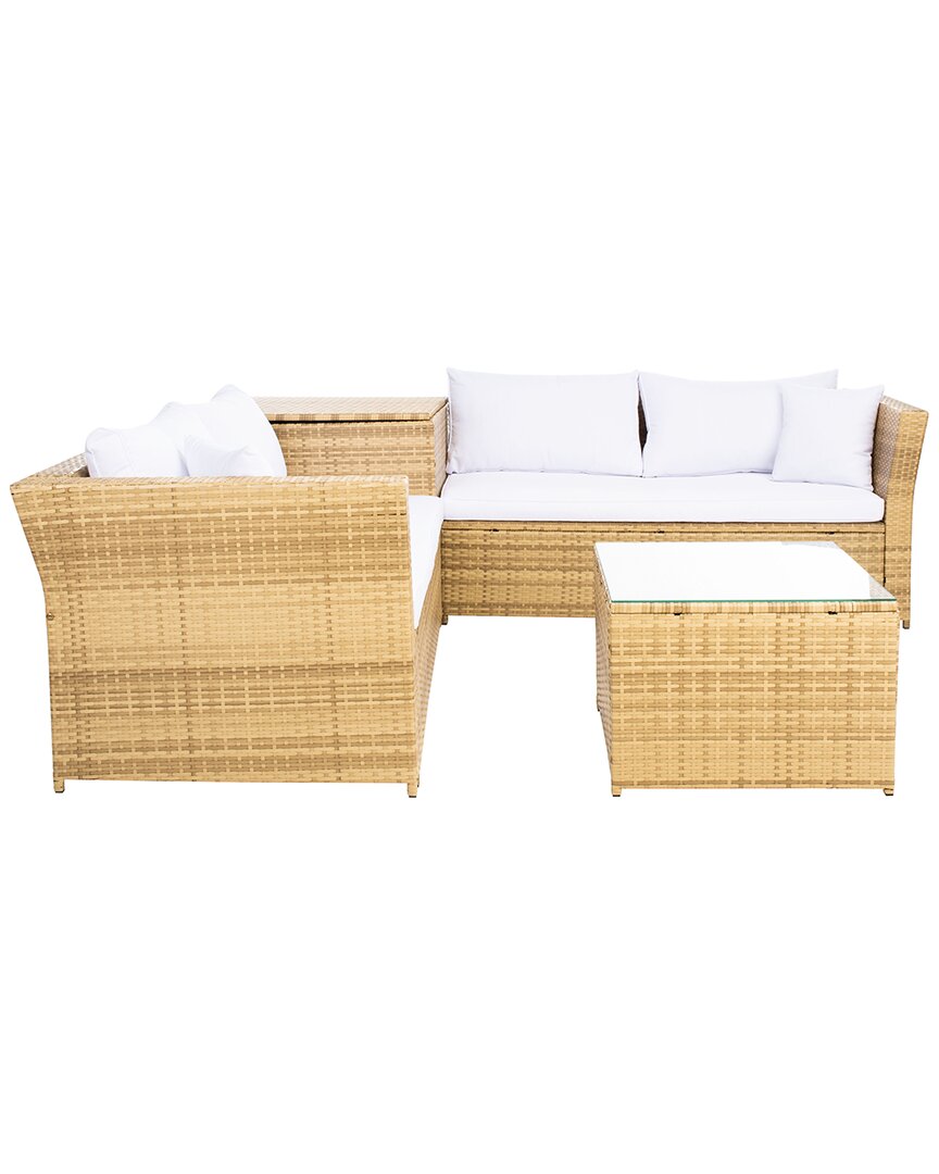 Safavieh Helga Outdoor Living Set In Natural