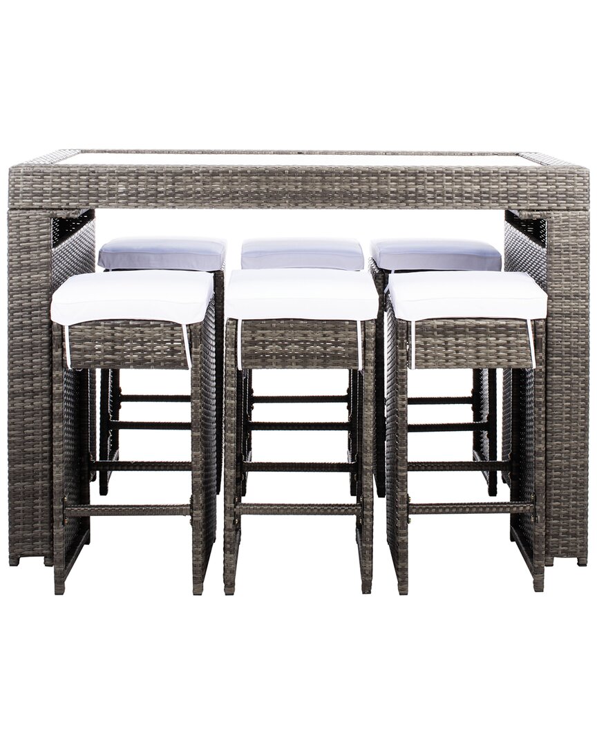 Safavieh Horus Outdoor Grey Dining Set