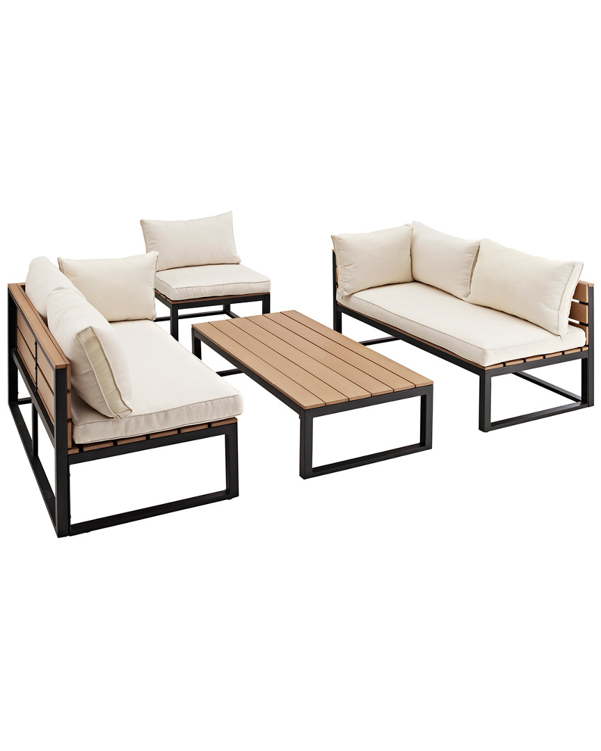 Hewson 4pc All-weather Patio Conversation Set