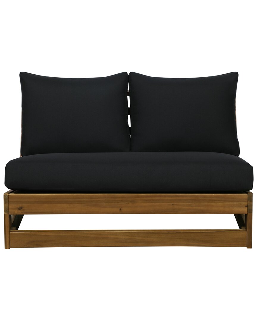 Linon Silbury Outdoor Bench In Black