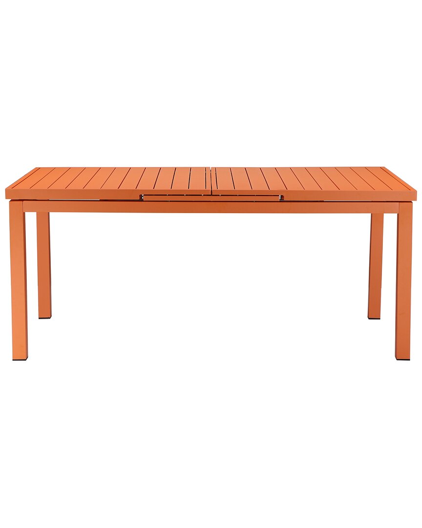 Pangea Home Indoor/outdoor Miami Extension Table In Orange