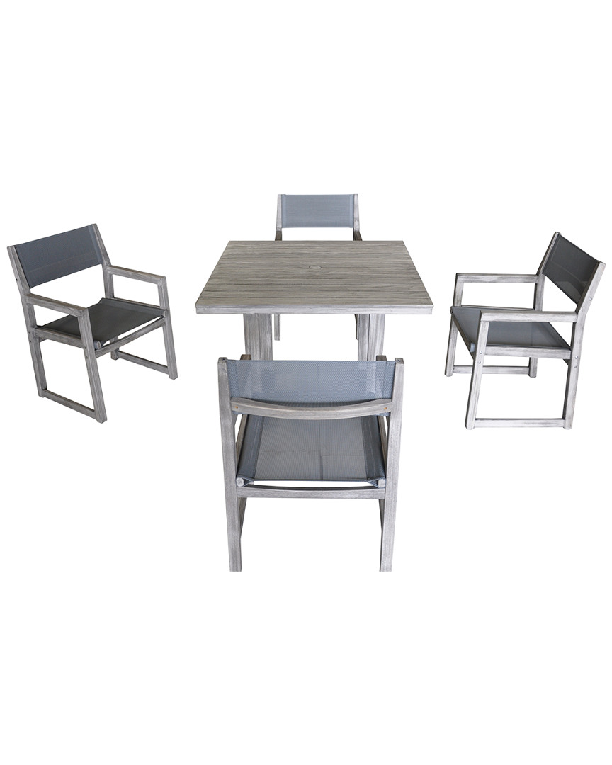 Courtyard Casual Bay Side Outdoor Square Dining Table