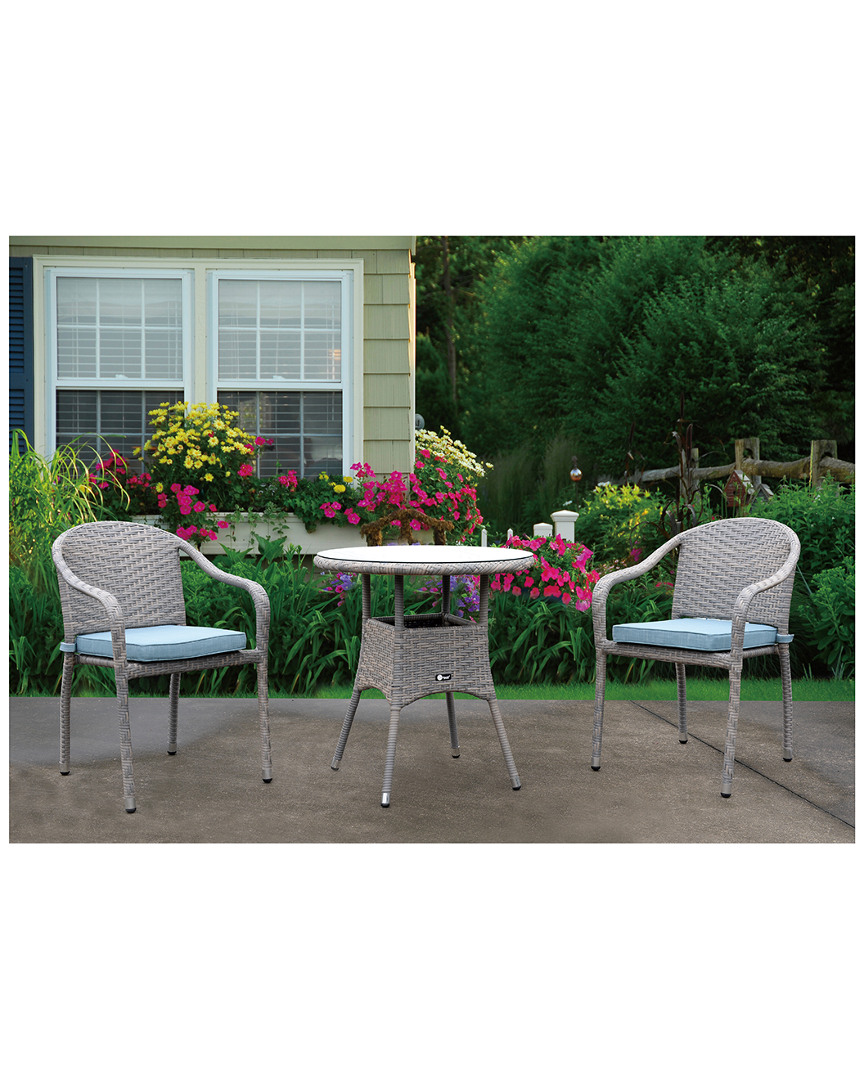 Courtyard Casual Sand Terrace 3pc Bistro Set