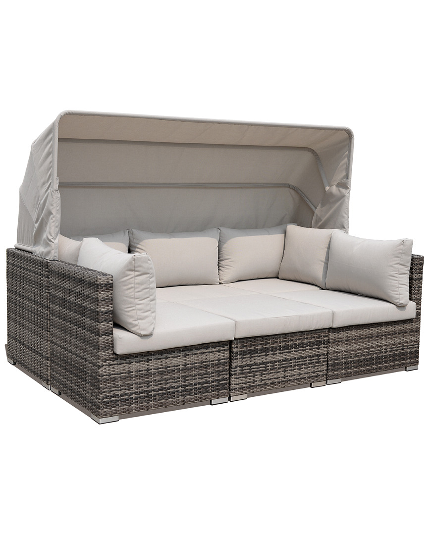 16 Elliot Way Aurora Outdoor Sectional To Daybed Combo