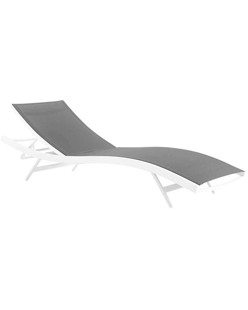 Modway Outdoor Glimpse Outdoor Patio Mesh Chaise Lounge Chair