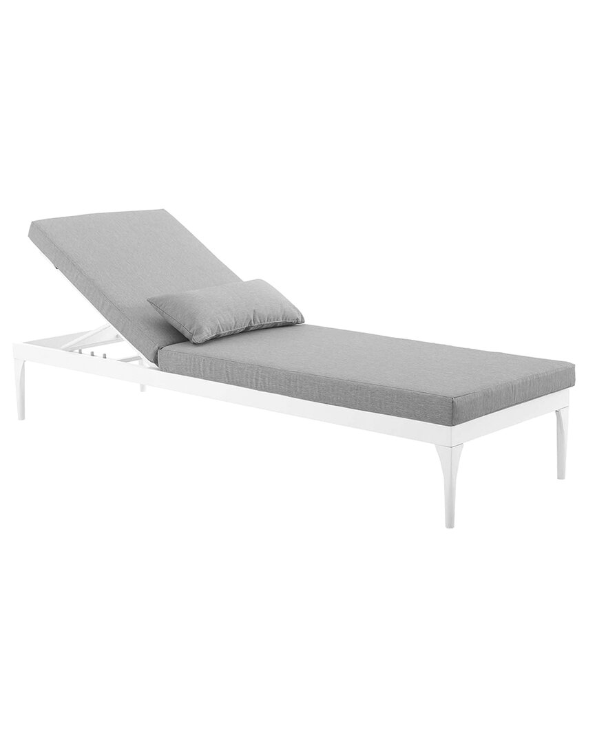 Modway Outdoor Perspective Cushion Outdoor Patio Chaise Lounge Chair