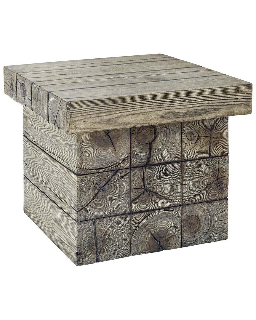 Modway Outdoor Manteo Rustic Coastal Outdoor Patio Side Table