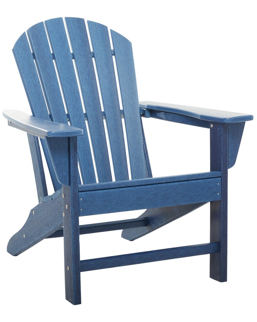 Peyton Lane Traditional Outdoor Adirondack Chair In Blue