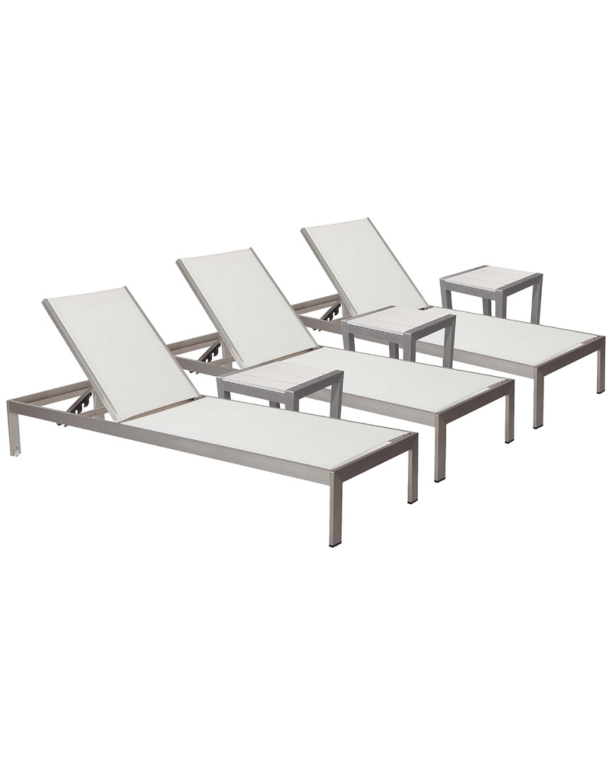 Pangea Home 3 Sally Lounger & 3 Side Table