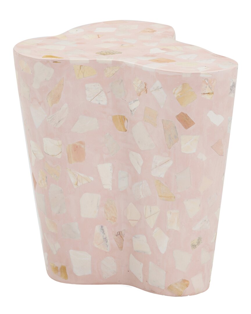 Tov Furniture Slab Sunset Terrazzo Indoor/outdoor Side Table