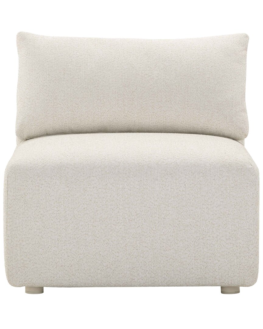 Tov Furniture Hangover Cream Modular Outdoor Armless Chair