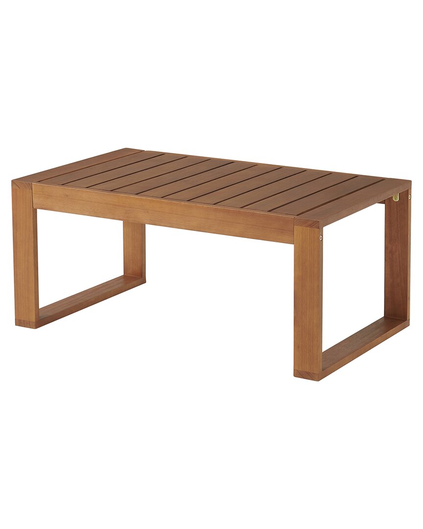 Alaterre Furniture Grafton Eucalyptus Wood 39 1/2inw Coffee Table In Natural