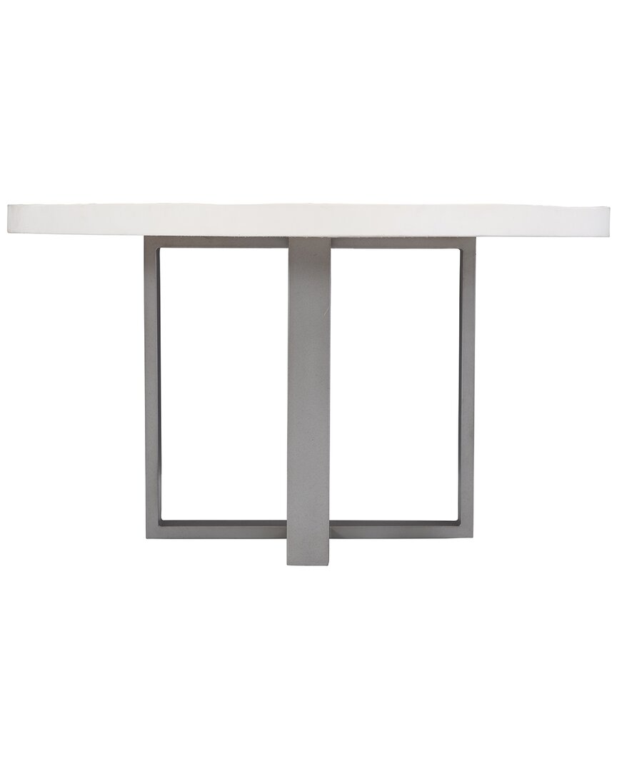 Bernhardt Exteriors Del Mar Round Dining Table In Grey