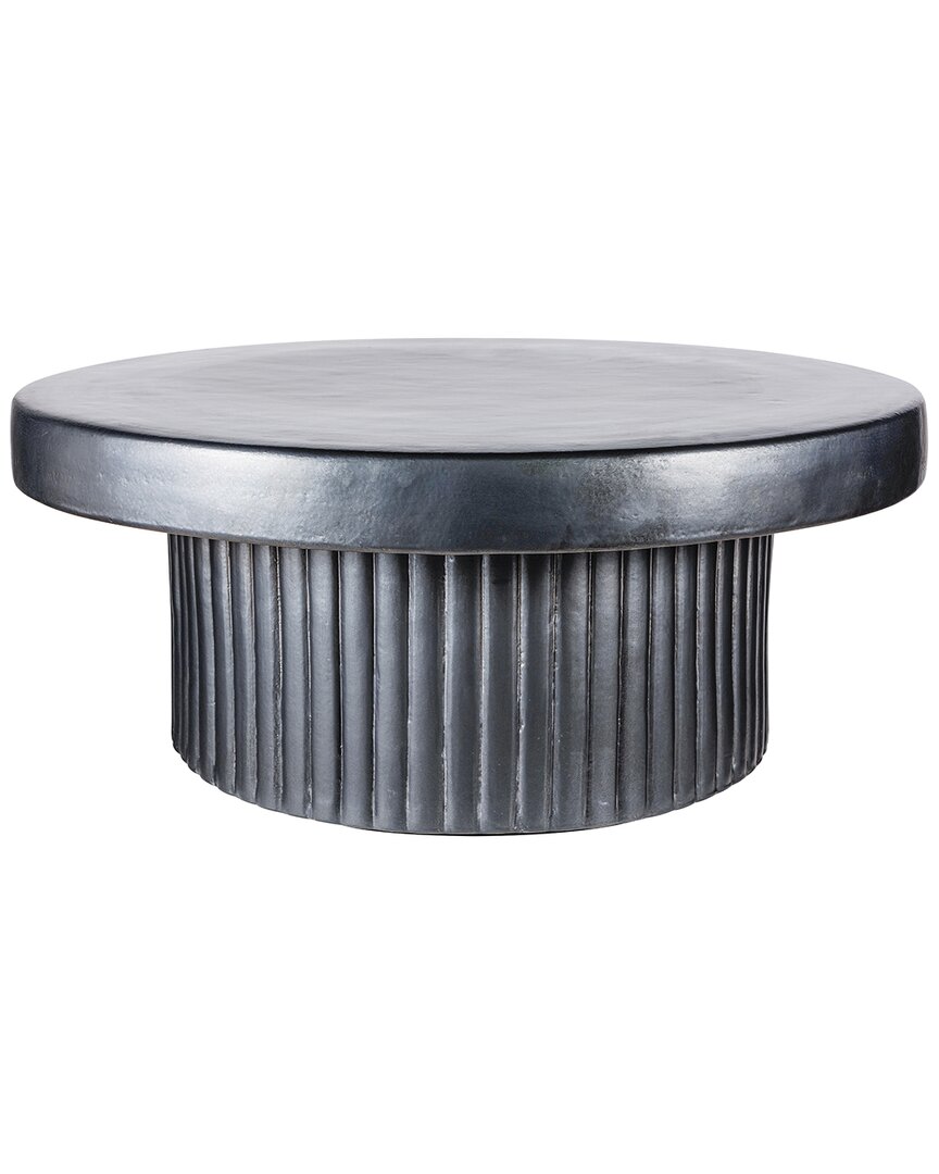 Seasonal Living Flute Ceramic Coffee Table