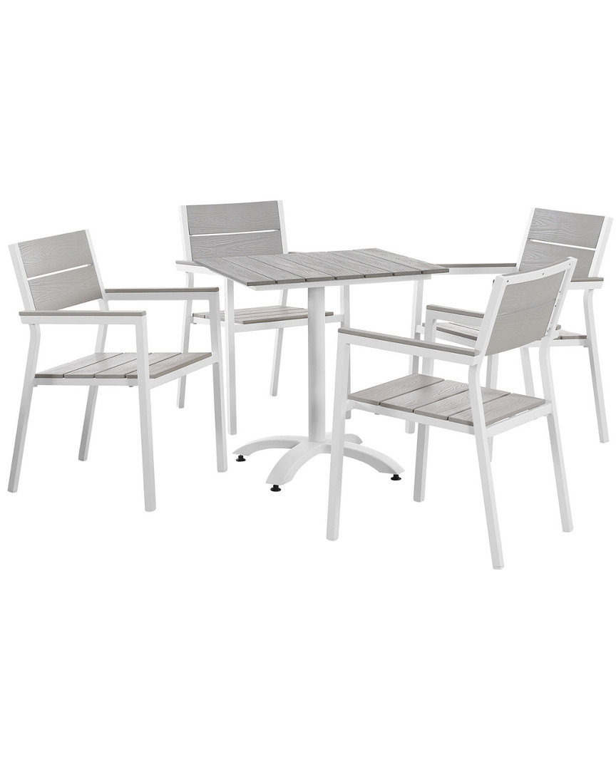 Modway Outdoor Maine 5pc Outdoor Patio Dining Set