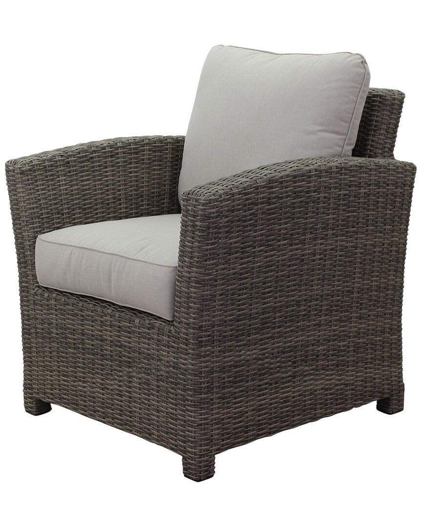 Courtyard Casual Capri Grey Club Chair