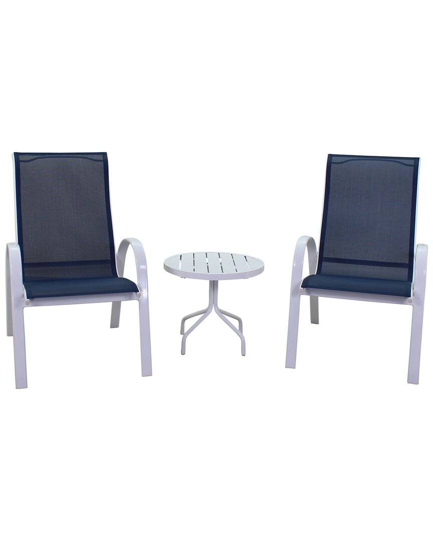 Courtyard Casual Santa Fe 3pc Set In White