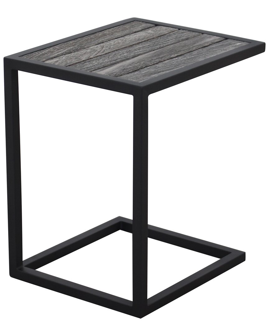 Courtyard Casual Catalina 15.75in Square End Table In Grey