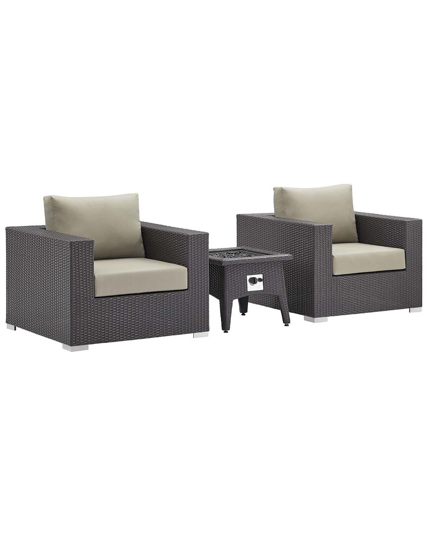 Modway Outdoor Convene 3 Piece Set Outdoor Patio W In Multi