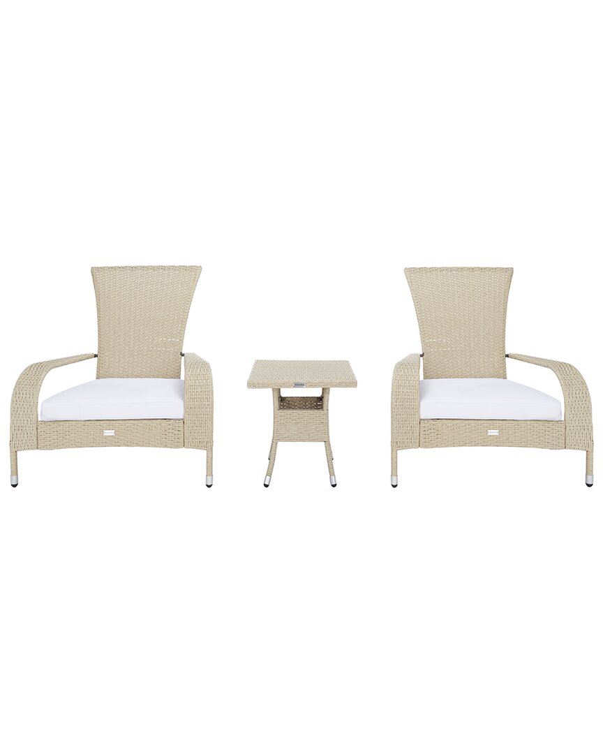 Safavieh Edna 3pc Lounge Set In Beige
