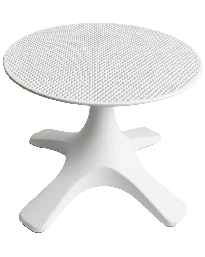 Panama Jack In-pool Wave End Table In White