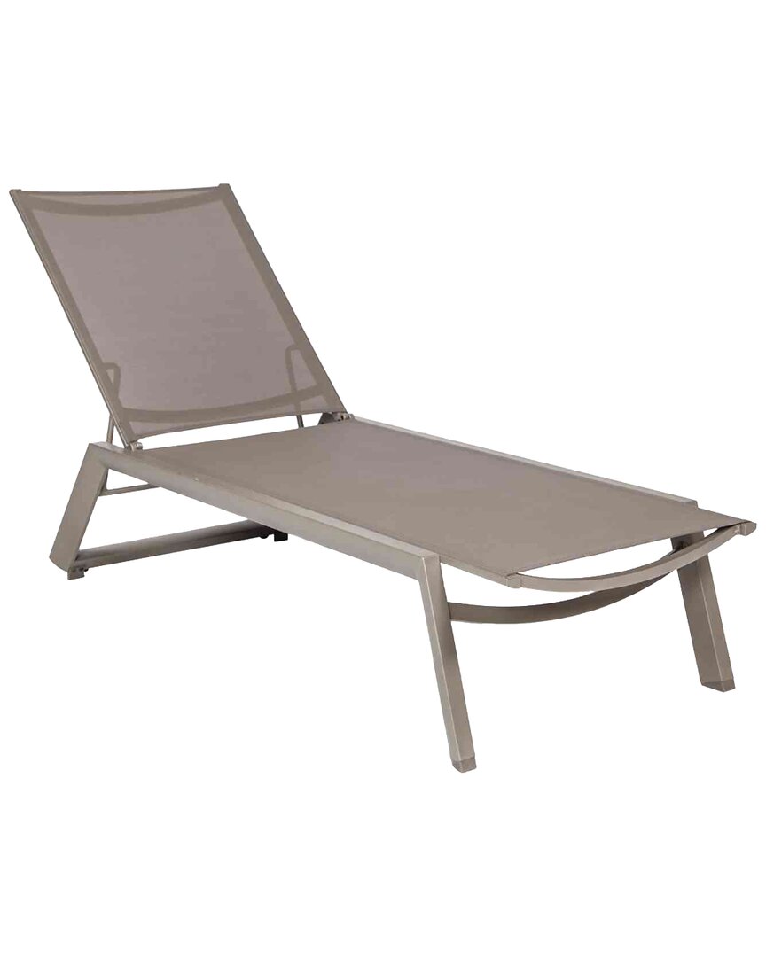Rainbow Outdoor Odessa Set Of 2 Chaise Loungers - Capuccino In Brown