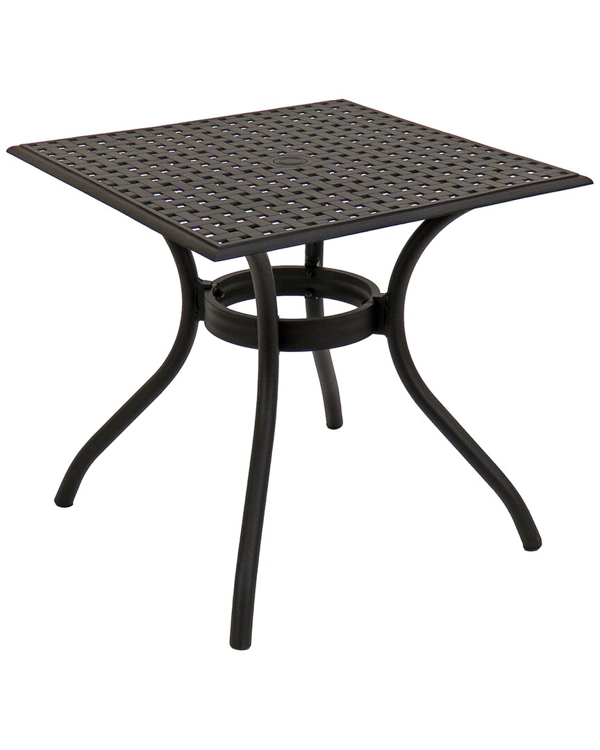 National Tree Company Bourton Collection All-weather Dining Table In Charcoal