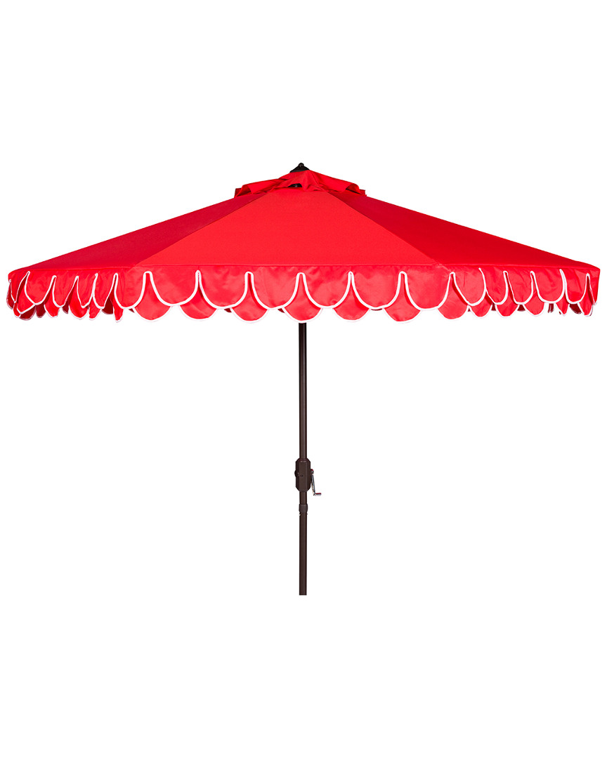 Safavieh Elegant Valance 9ft Auto Tilt Umbrella