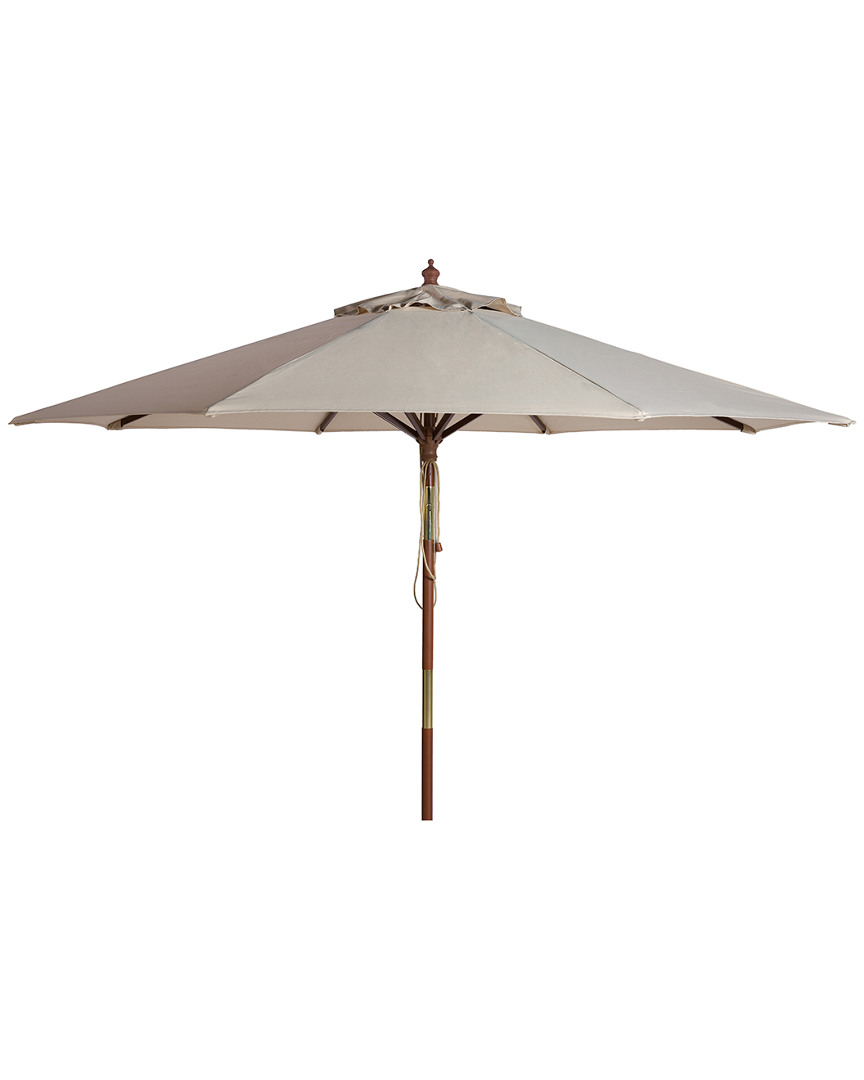 Safavieh Cannes 9ft Wooden Outdoor Umbrella