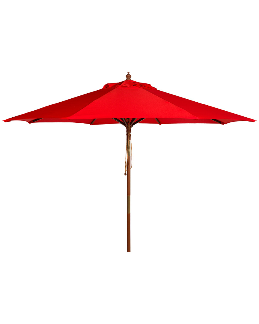 Safavieh Cannes 9ft Wooden Outdoor Umbrella