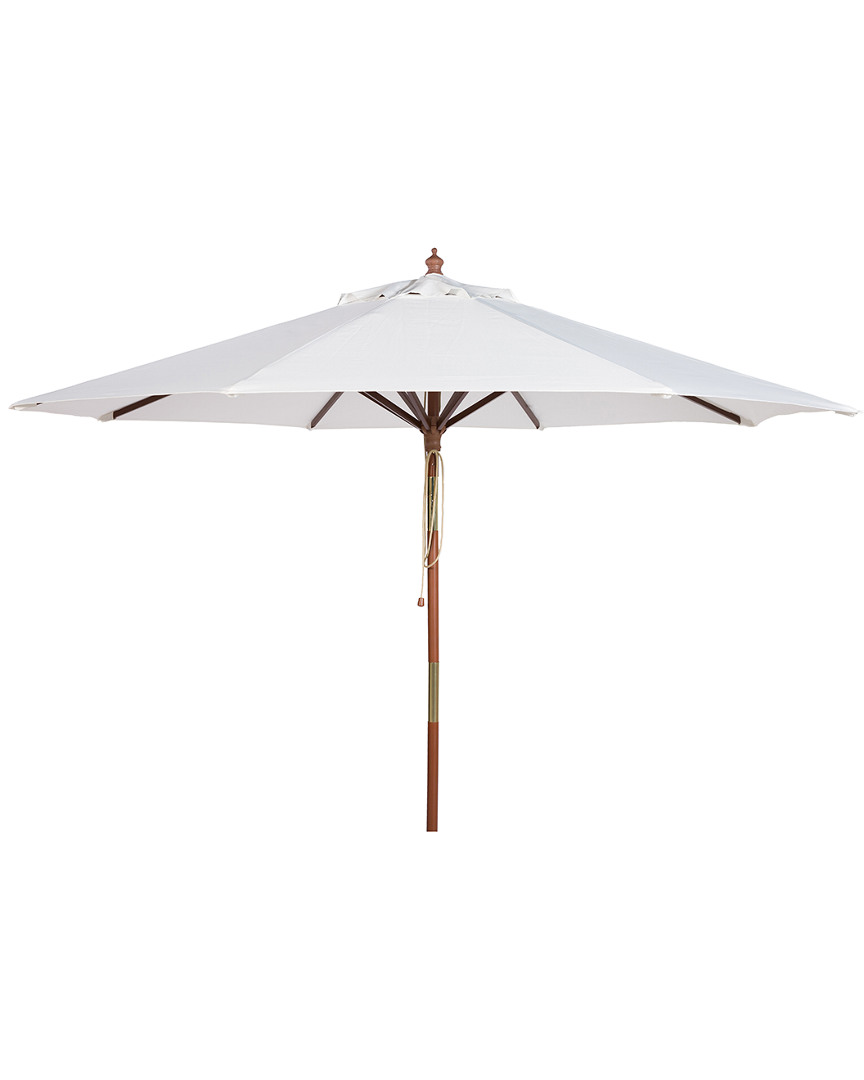 Safavieh Cannes 9ft Wooden Outdoor Umbrella
