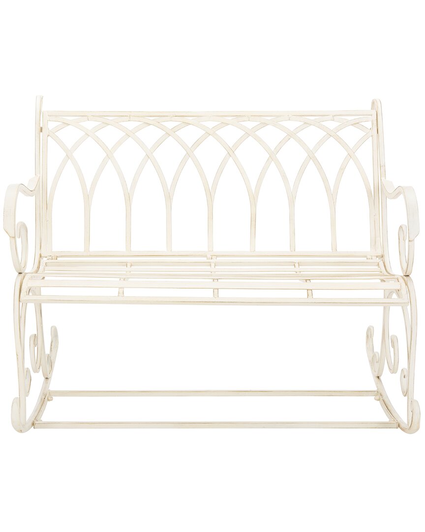 Safavieh Ressi Outdoor Rock Bench In White