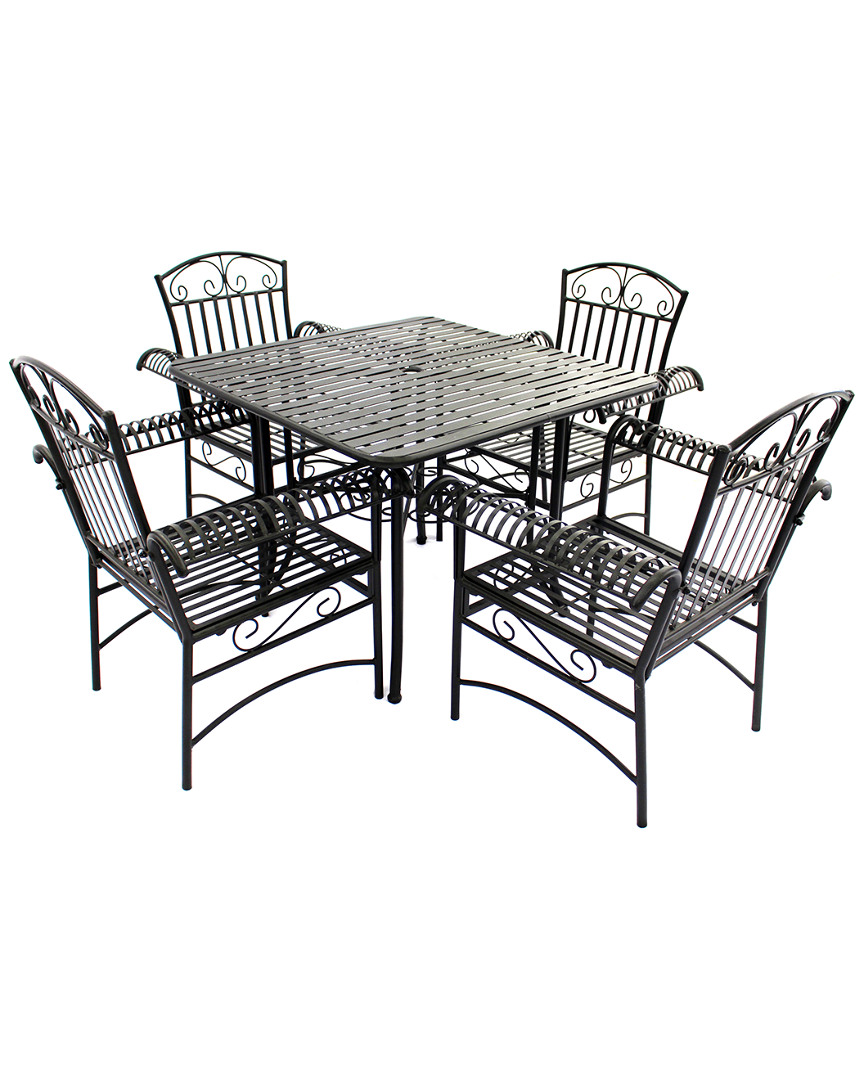 16 Elliot Way French Quarter Outdoor 5pc Dining Group