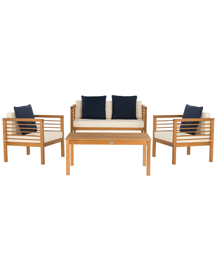 Shop Safavieh Alda 4pc Outdoor Set With Accent Pillows