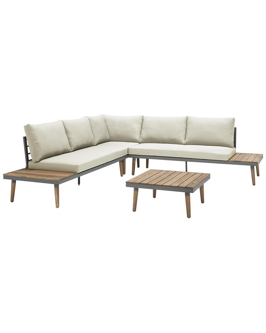 Progressive Furniture Outdoor Sectional In Brown