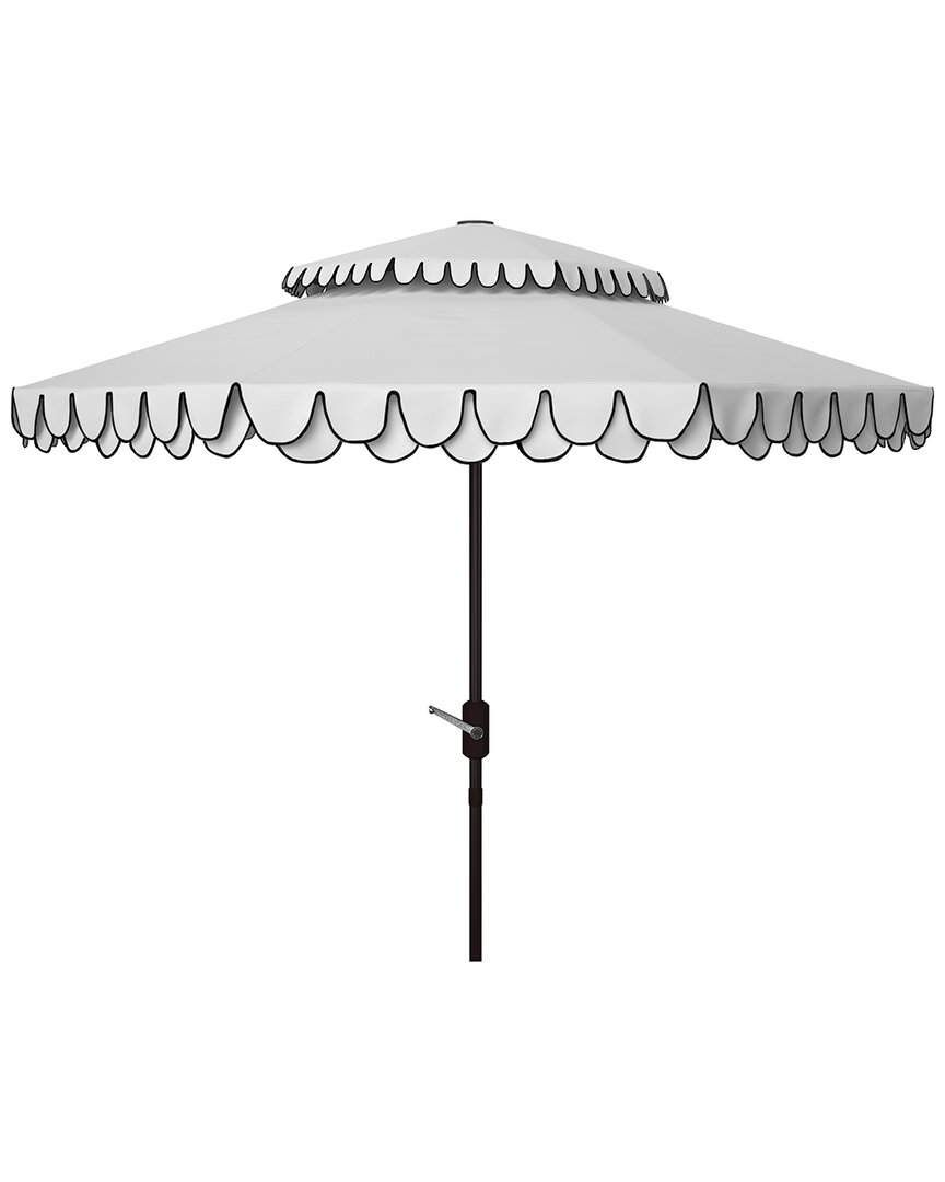 Safavieh Elegant 9ft Tabletop Umbrella In Gray