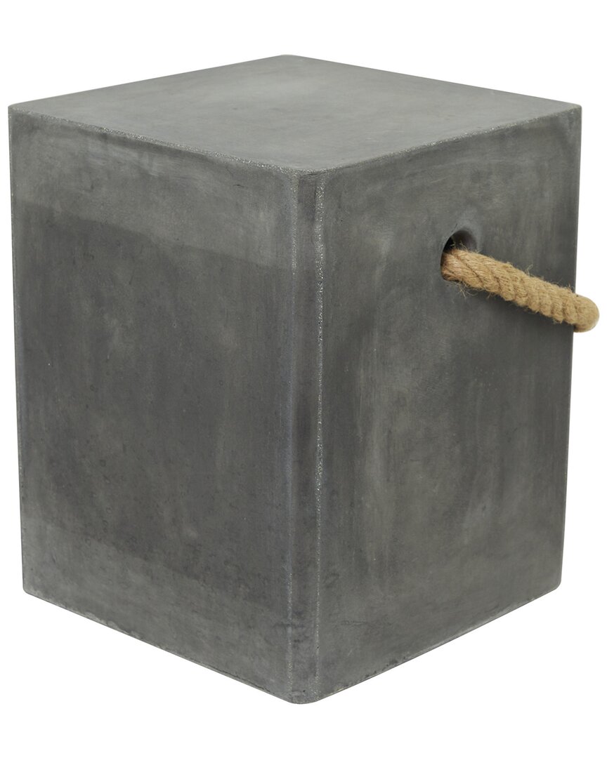 Peyton Lane Lightweight Outdoor Accent Table In Gray