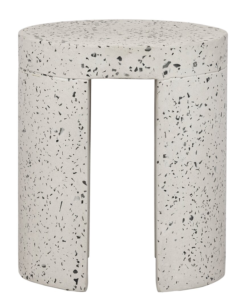 Moe's Home Collection Lyon Outdoor Stool In Grey