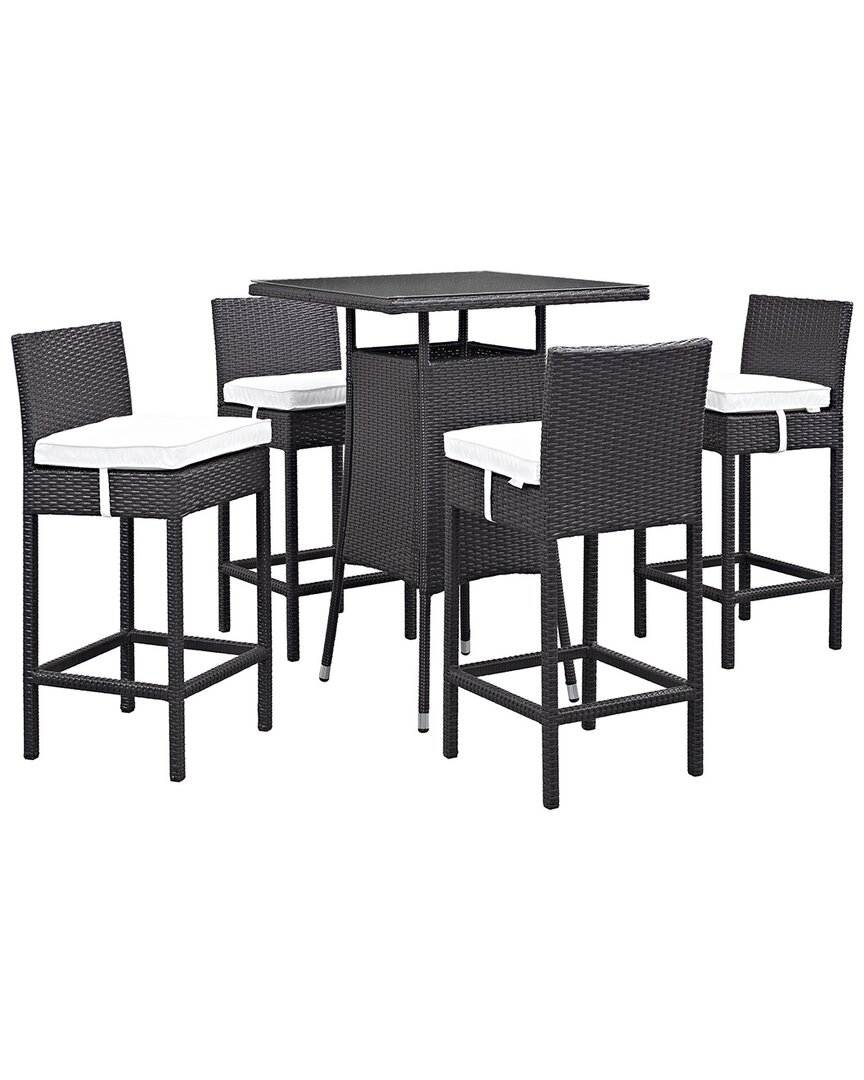 Modway Convene 5-piece Outdoor Patio Pub Set