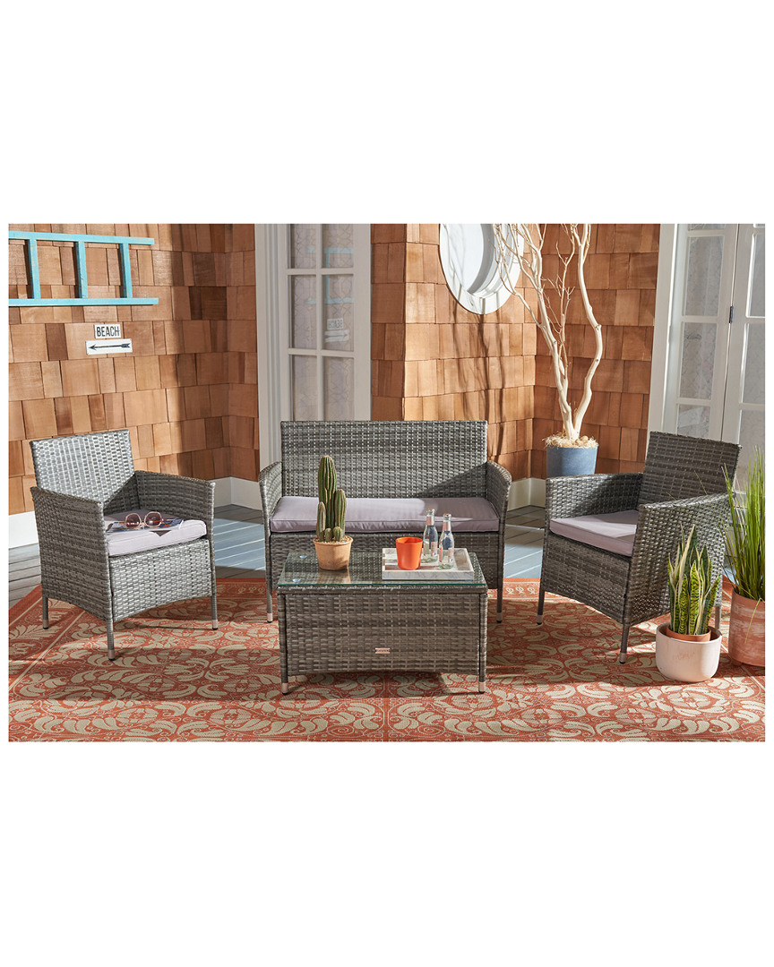 Safavieh Bandele Outdoor 4pc Living Set