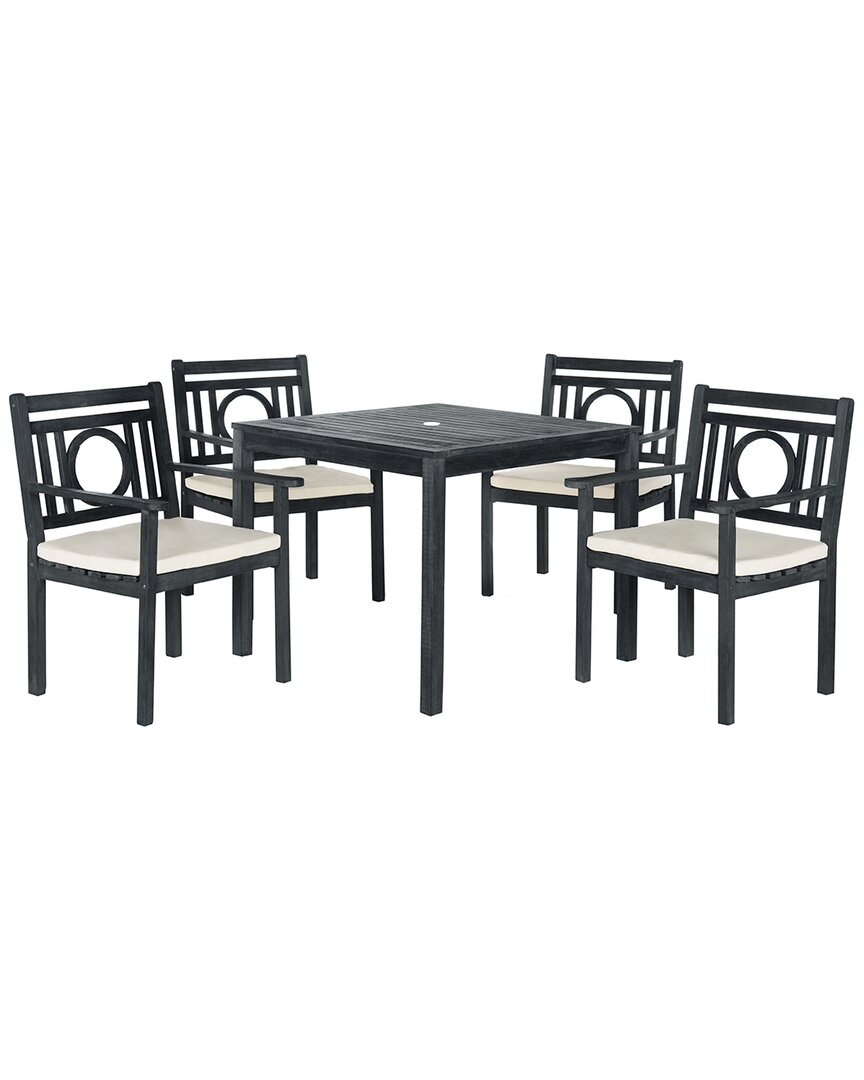 Safavieh Montclair 5pc Outdoor Dining Set In Grey