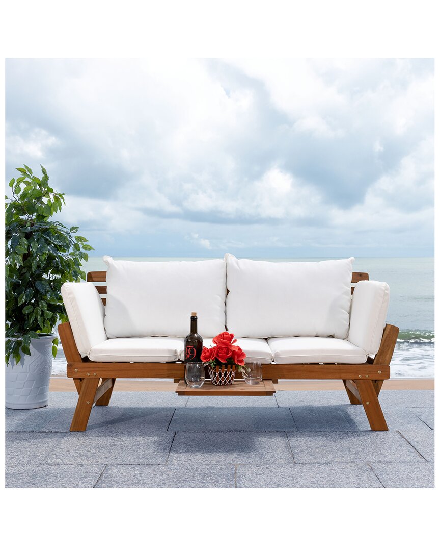 Safavieh Emely Outdoor Daybed In Brown