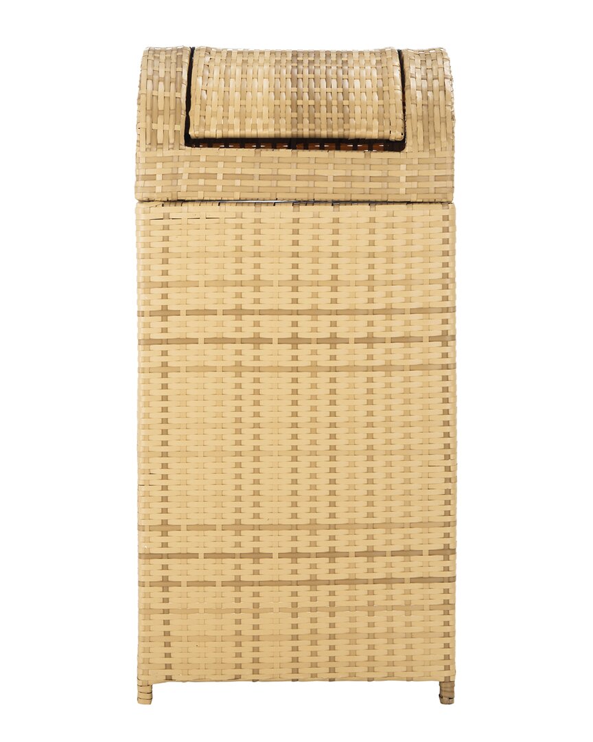 Safavieh Serapis Trash Bin In Brown
