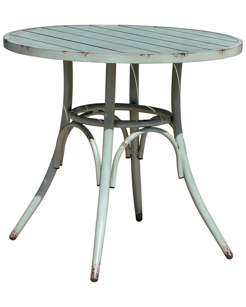 Courtyard Casual Brookwood Round Bistro Table In Blue