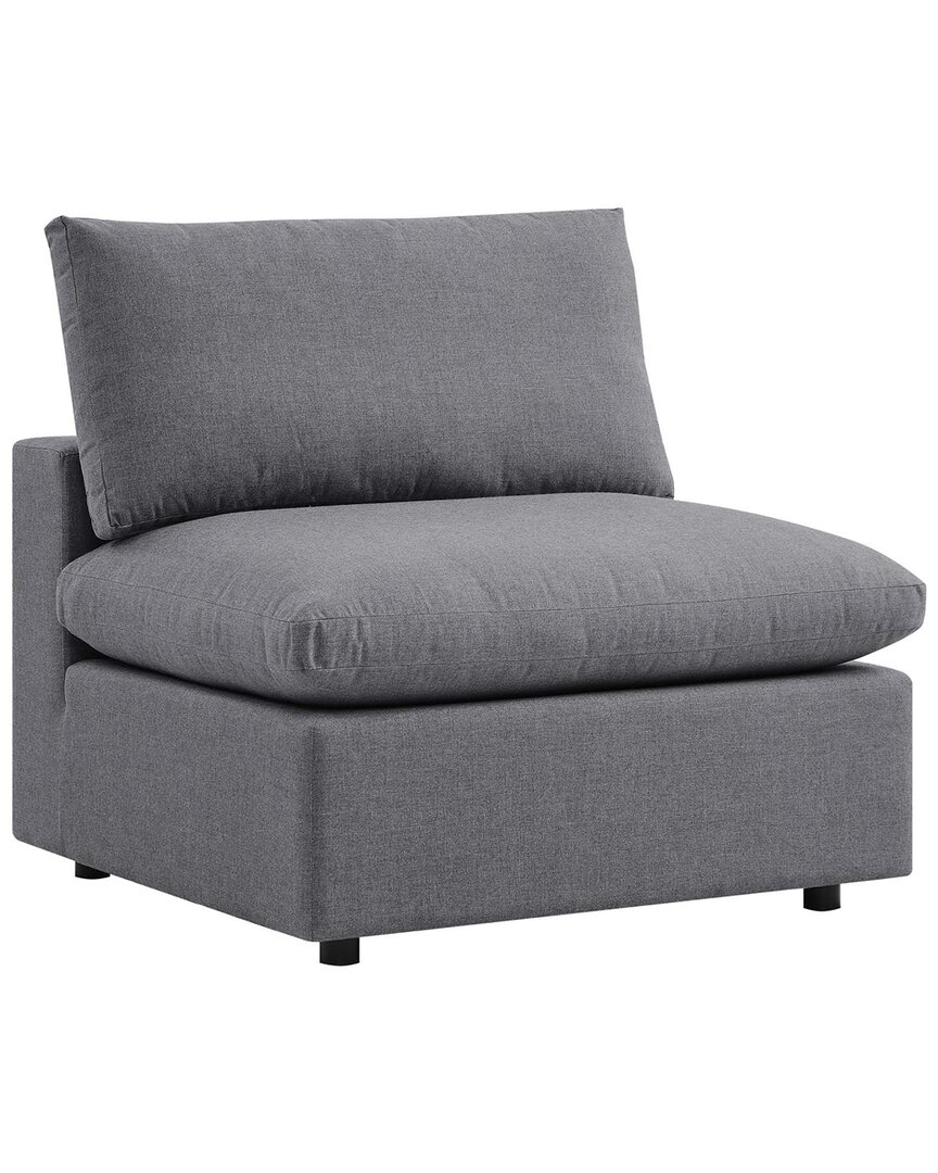 Modway Commix Sunbrella® Outdoor Patio Armless Chair In Grey